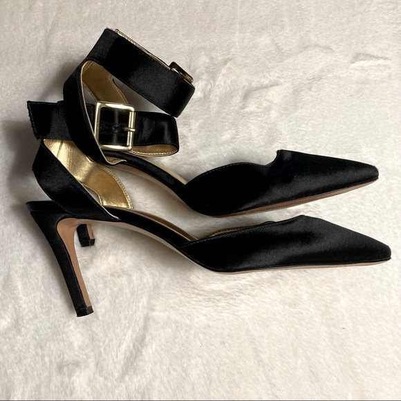 Nine West Black Satin Heels - Picture 8 of 15
